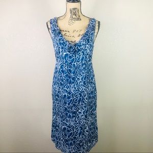 Ann Taylor Sleeveless Ruffle Top Dress